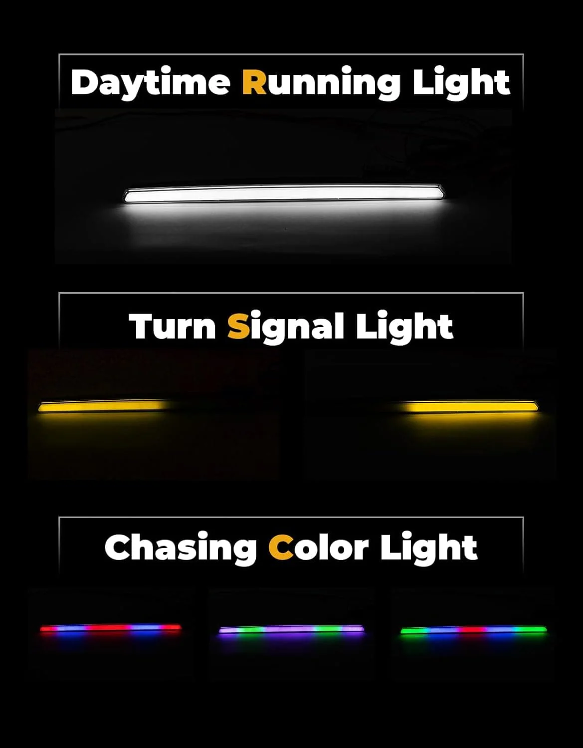 Front Light Chasing Color Light for Polaris RZR XP 1000 / 4 2024-2025 - Image 2