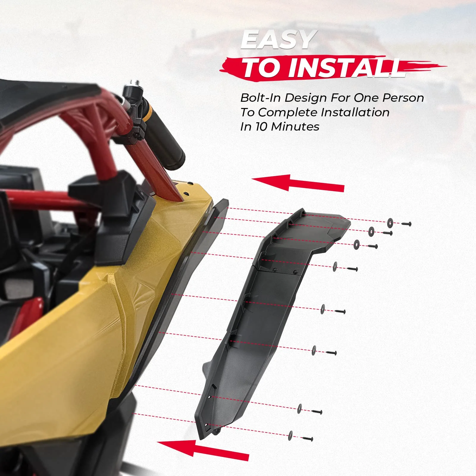 Extended Fender Flares & Door Bags for Can-Am Maverick X3 - Image 9