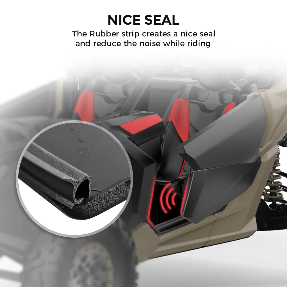 Front Lower Door Inserts & Plastic Roof For Can-Am Maverick X3 - Image 6