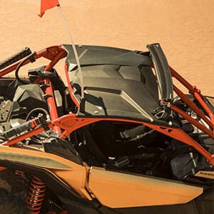 Front Lower Door Inserts & Roof For Can-Am Maverick X3 - Image 14