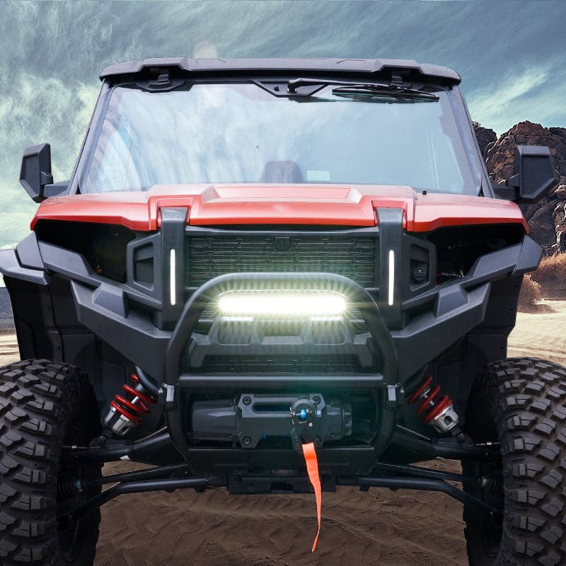 Front Mesh Grill with Accent Light for Polaris XPEDITION ADV/XP - Image 7