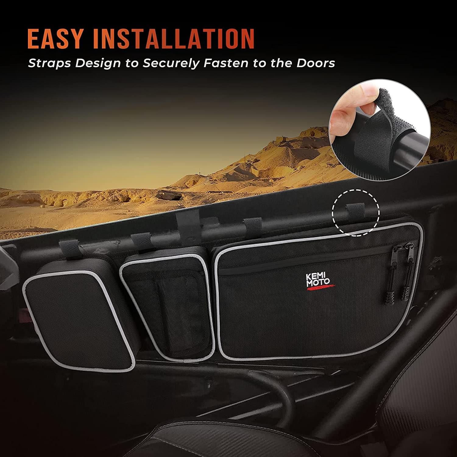 Front and Rear Door Bags for Can Am Maverick X3 Max - Image 9