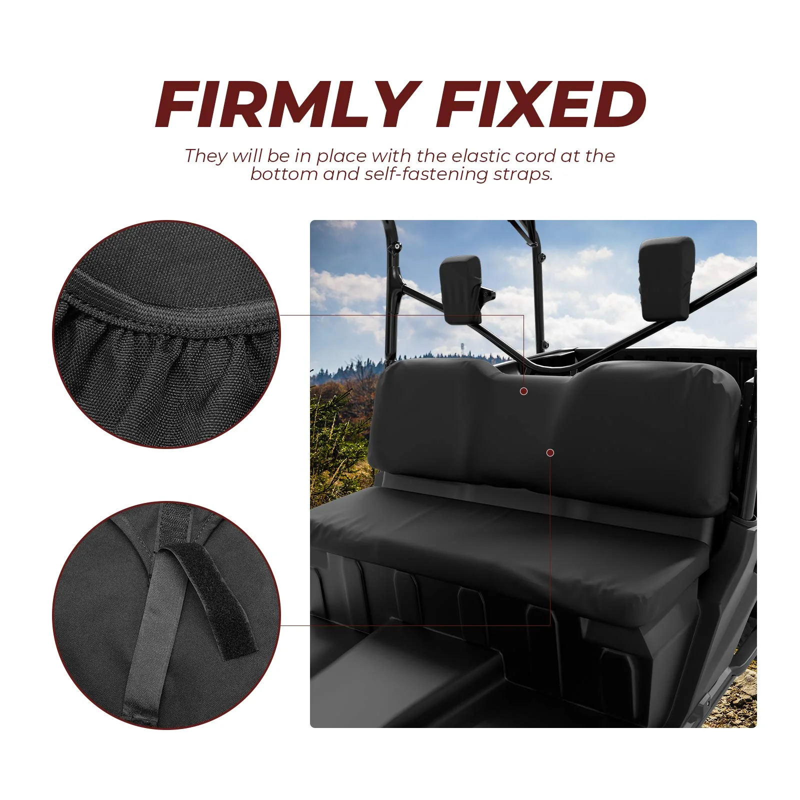Front Seat Cover for Honda Pioneer 1000/1000-5 2016-2025 - Image 5