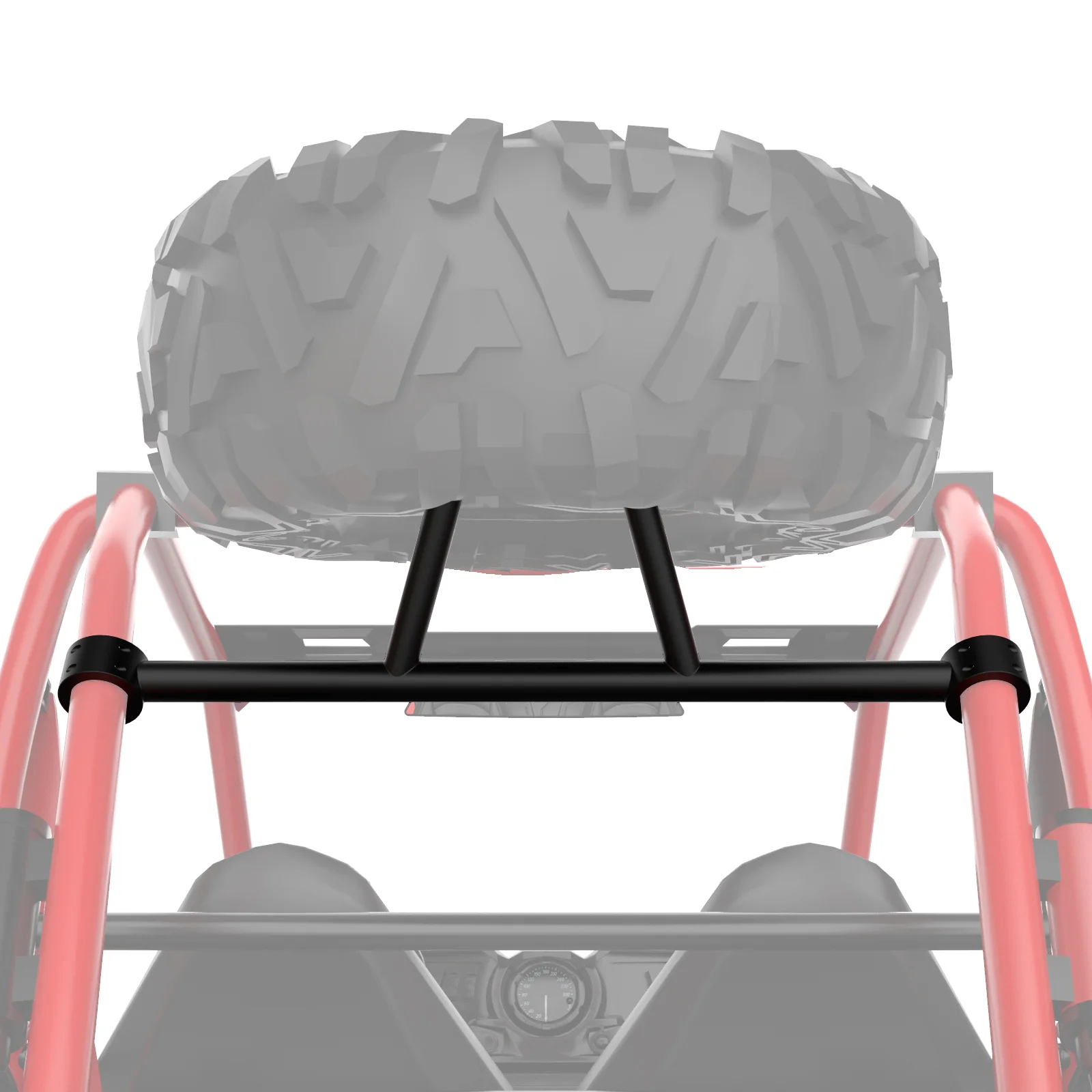 Front Side Door Bags and Spare Tire Carrier Mount for Polaris RZR - Image 3