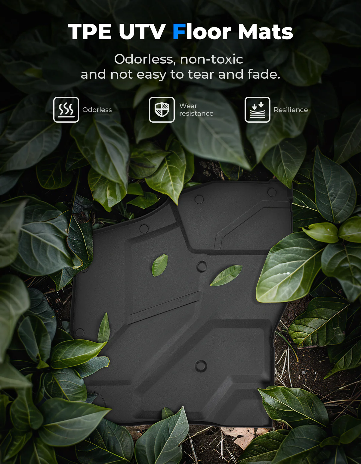 Front TPE Floor Mat for Polaris Xpedition XP/ADV/XP 5/ADV 5 2024+ - Image 6