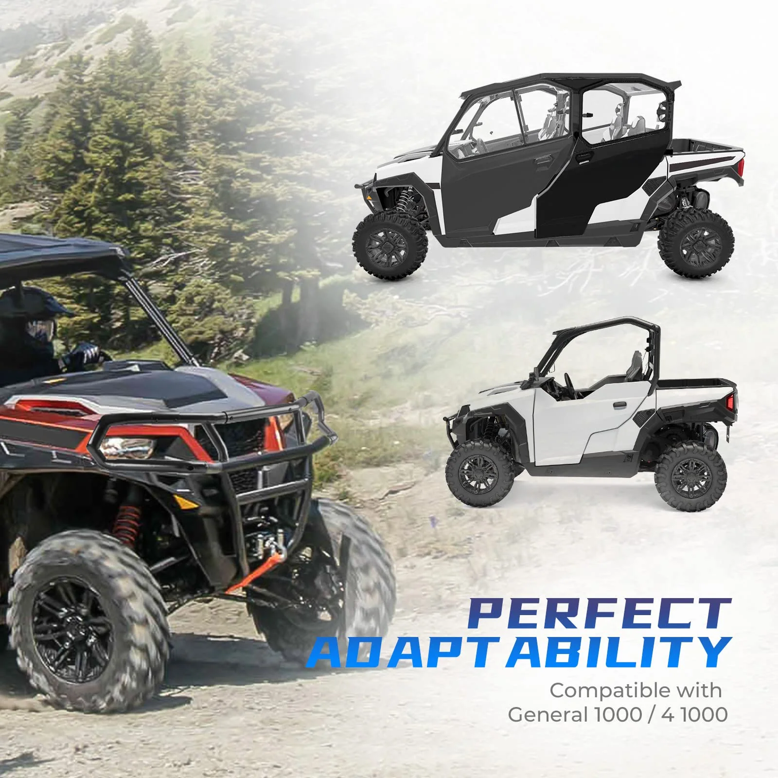 Front Upper Bumper for Polaris General 2016-2024 - Image 6