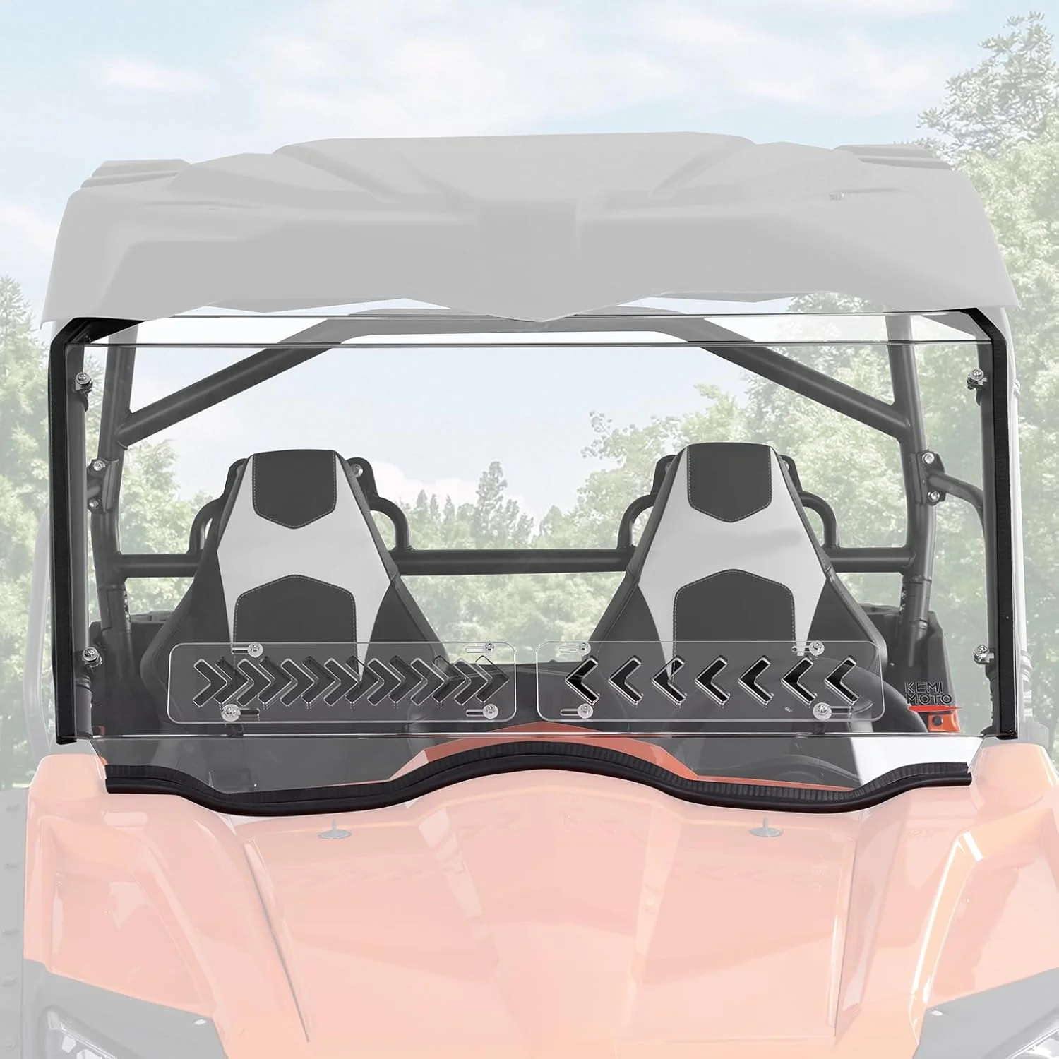Front Windshield w/Sliding Window for CFMOTO ZForce 500 | 800 | 1000 - Image 8