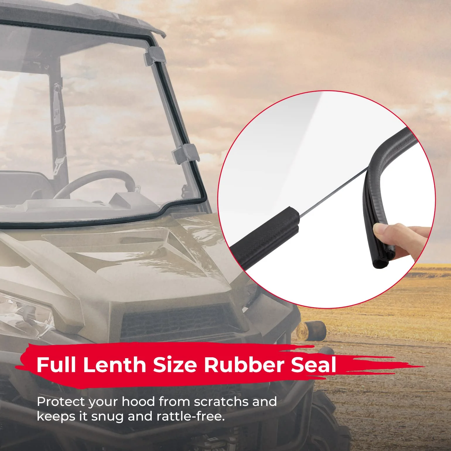 Front Full Windshield for Ranger Midsize 500 570 2015-2022 - Image 5