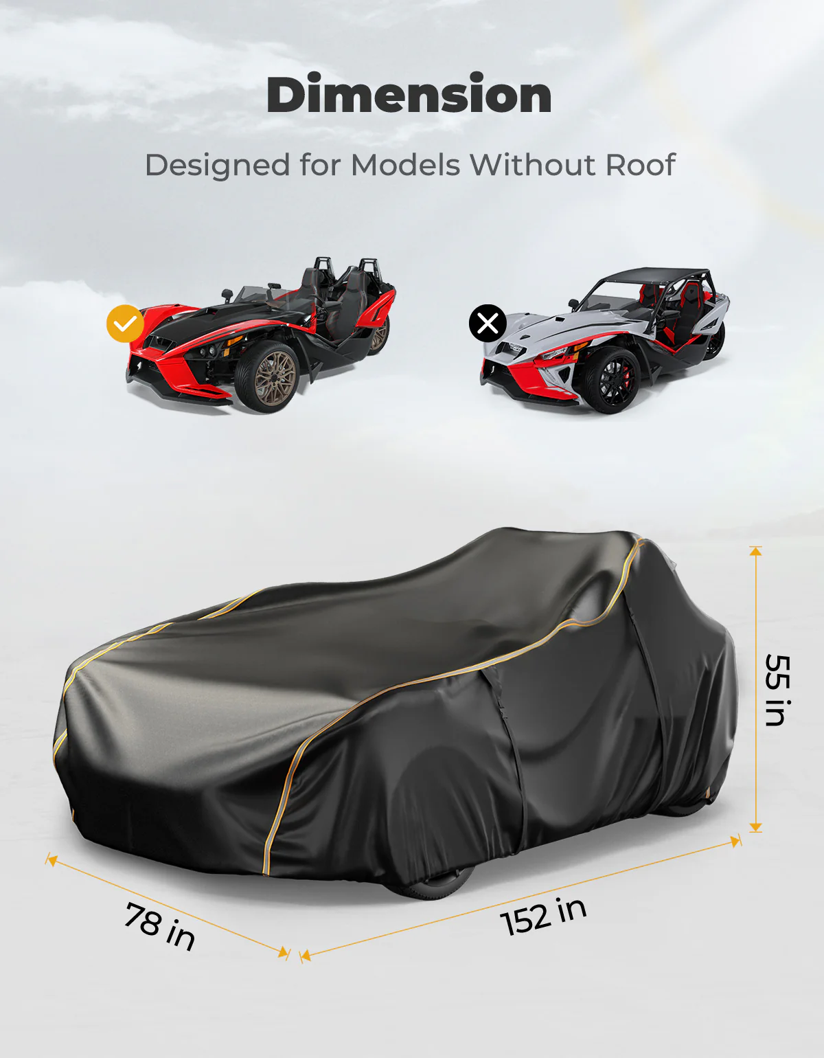 Full Cover for Polaris Slingshot S SL SLR R 2015-2026 - Image 6