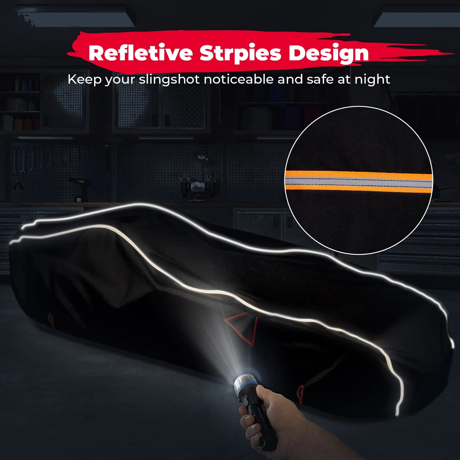 Full Cover & Windshield Wind Deflector for Polaris Slingshot - Image 3