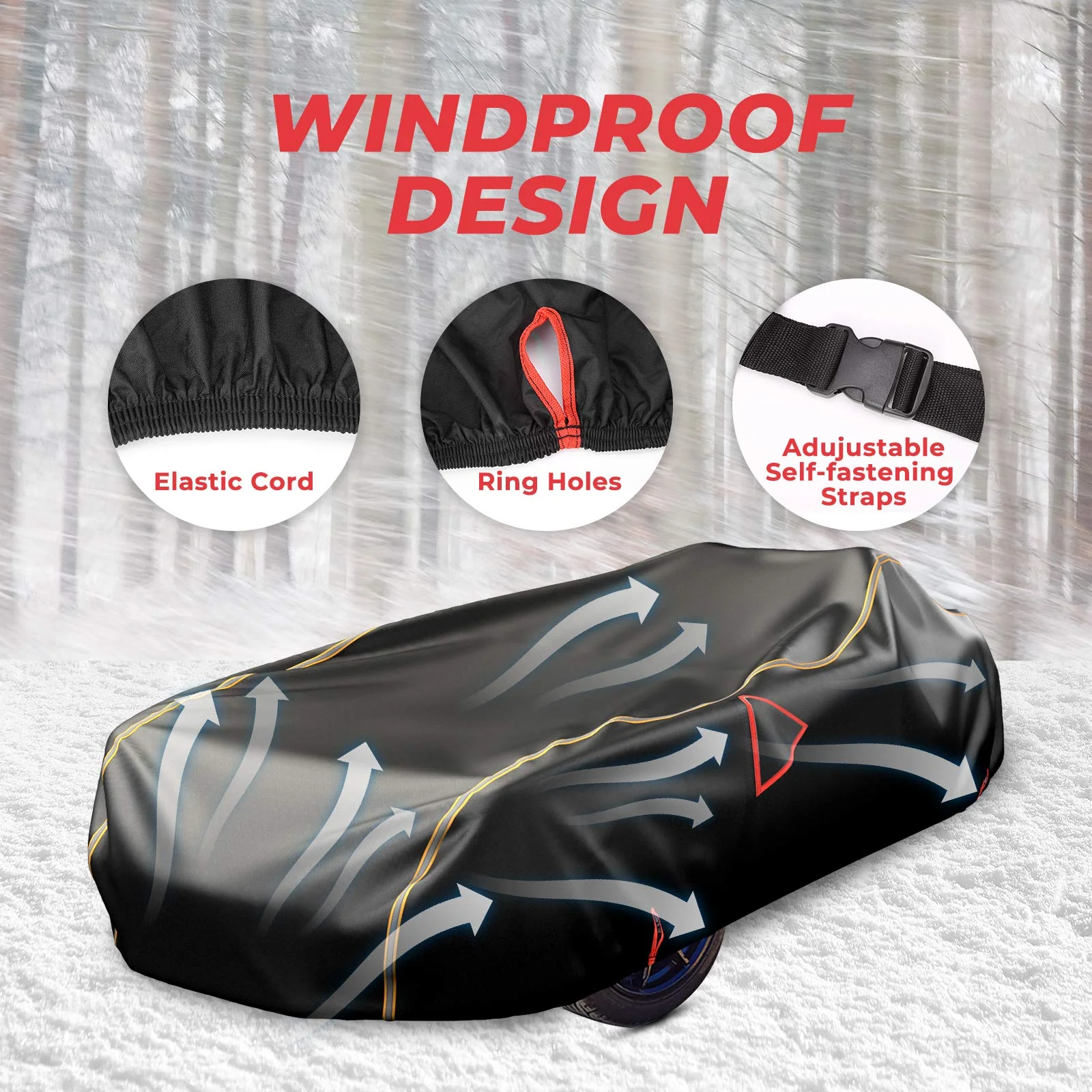 Full Cover & Windshield Wind Deflector for Polaris Slingshot - Image 4