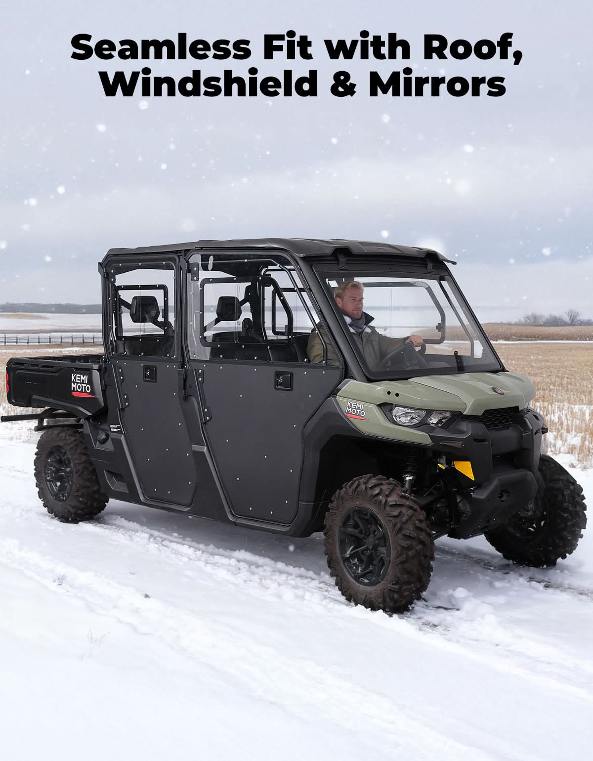 2-in-1 Door Combo for Can-Am Defender MAX & HD - Image 7