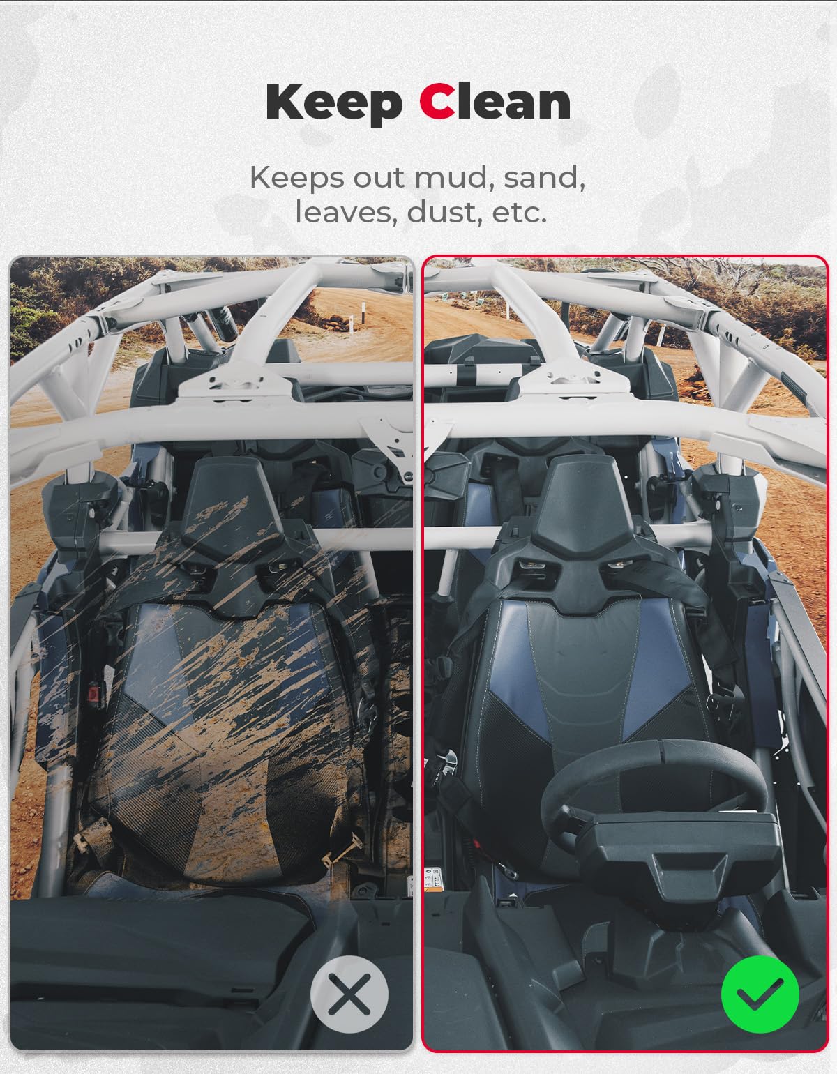 Set of Aluminum Front Full Doors for Can-Am Maverick X3 and X3 Max - Image 4