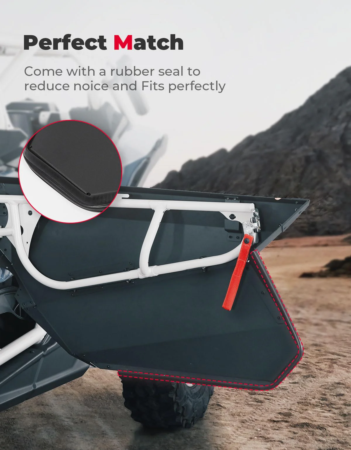 Set of Aluminum Front Full Doors for Can-Am Maverick X3 and X3 Max - Image 5