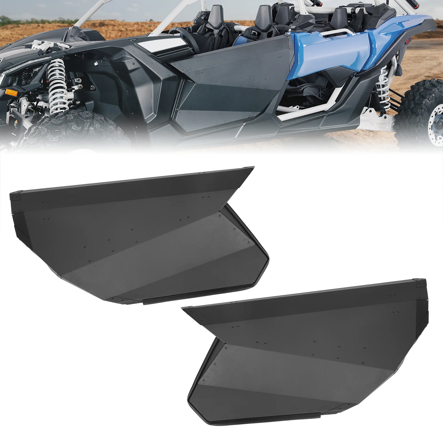 Set of Aluminum Front Full Doors for Can-Am Maverick X3 and X3 Max - Image 8