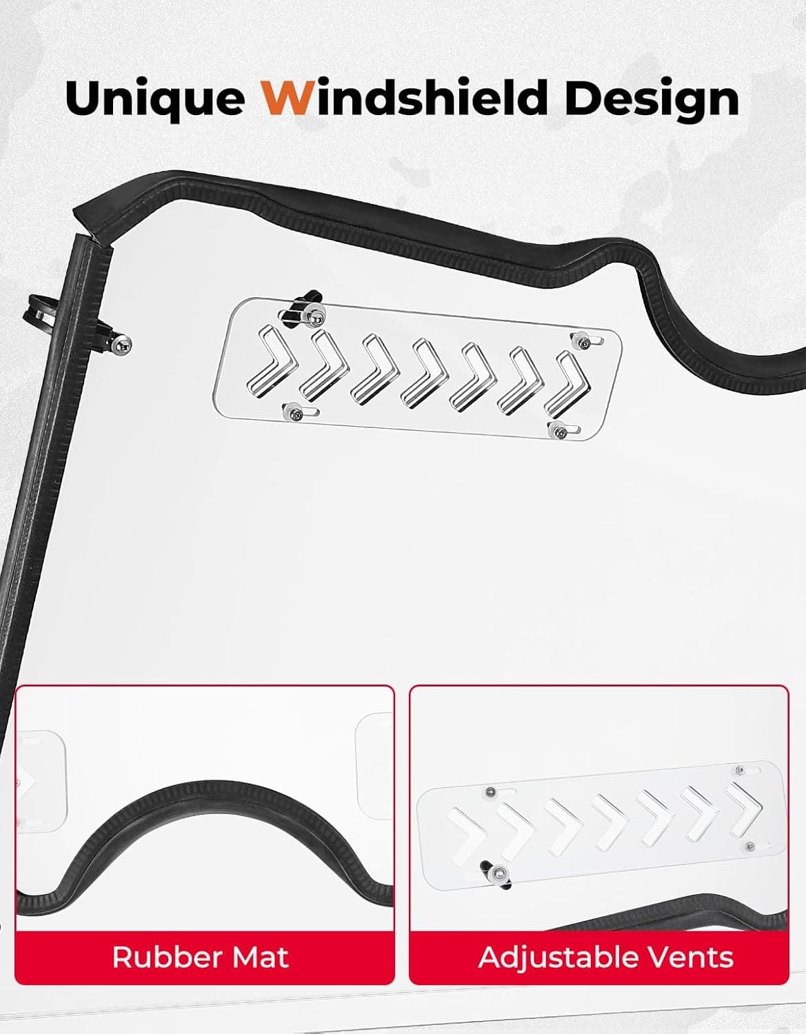 Full Windshield for Rhino 450 /660 /700 2004-2013 - Image 3