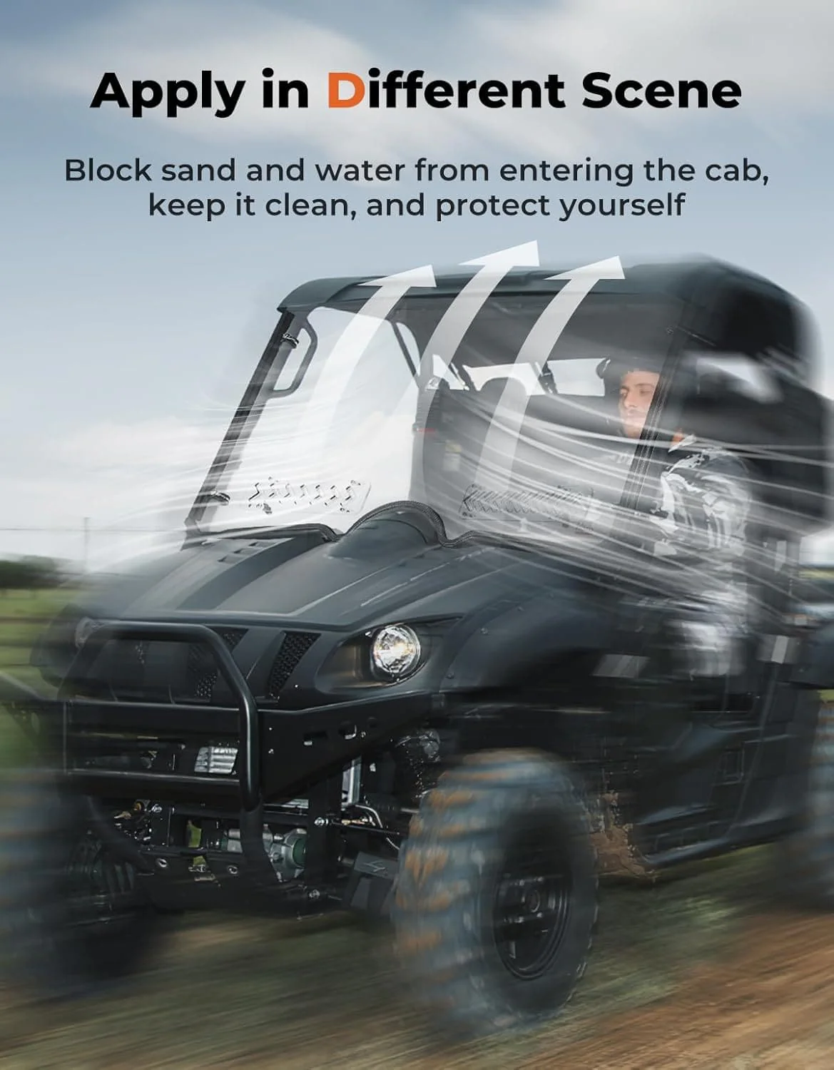 Full Windshield for Rhino 450 /660 /700 2004-2013 - Image 4