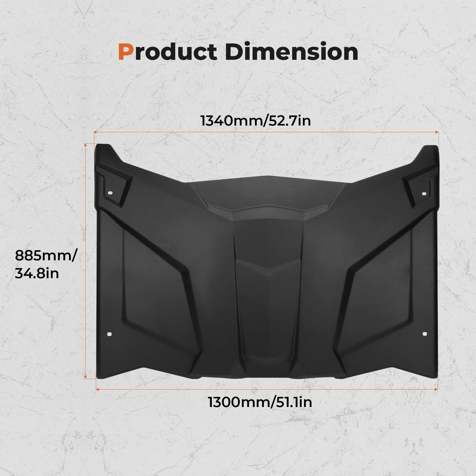 Full Windshield & Hard Roof For Can-Am Maverick X3 - Image 7