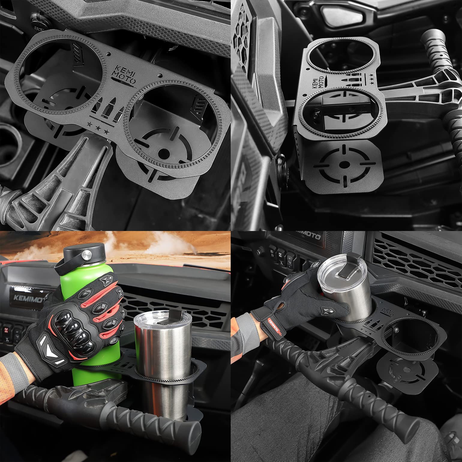 Upgrade Stable Garb Bar Cup Holder for Polaris RZR XP - Image 10