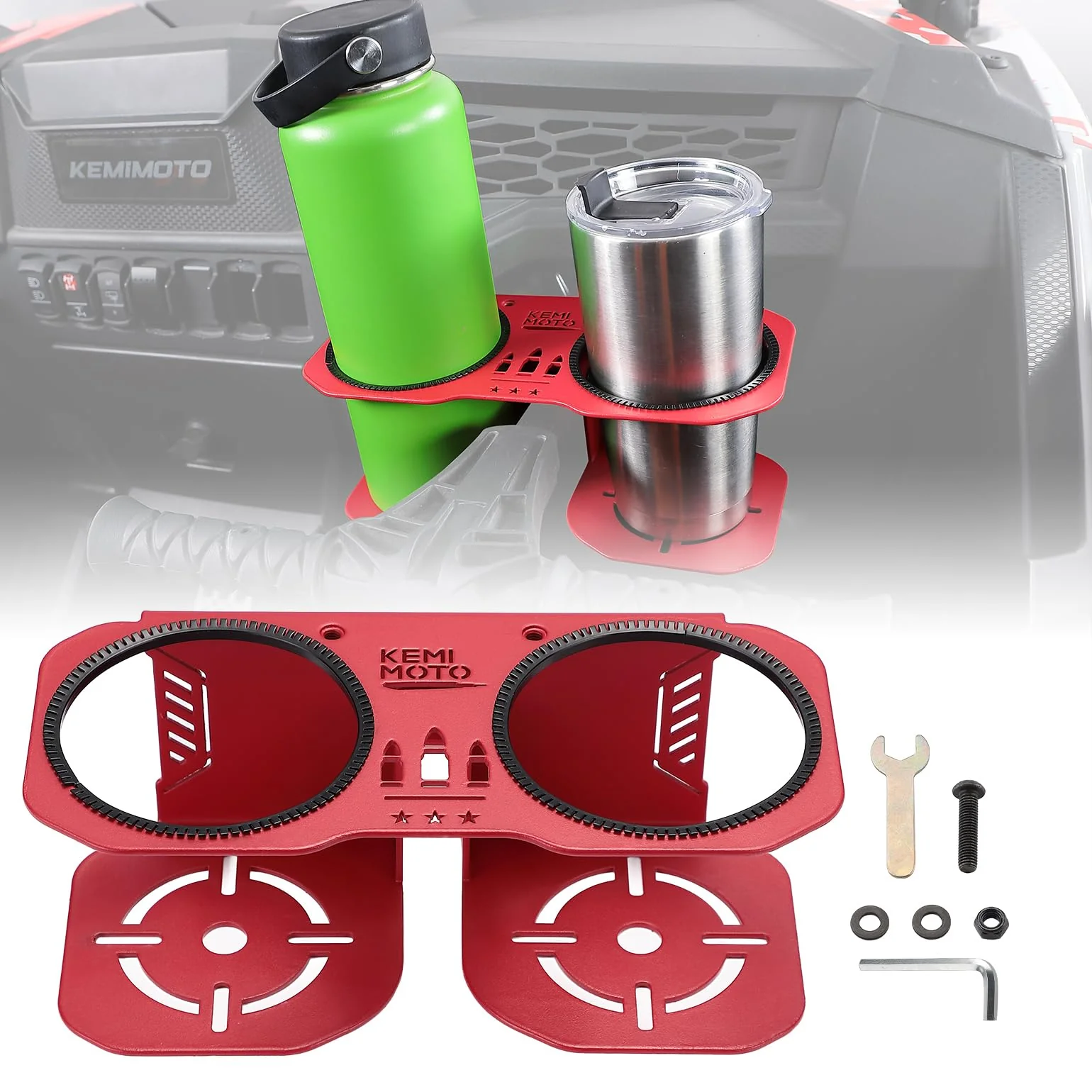 Upgrade Stable Garb Bar Cup Holder for Polaris RZR XP - Image 3