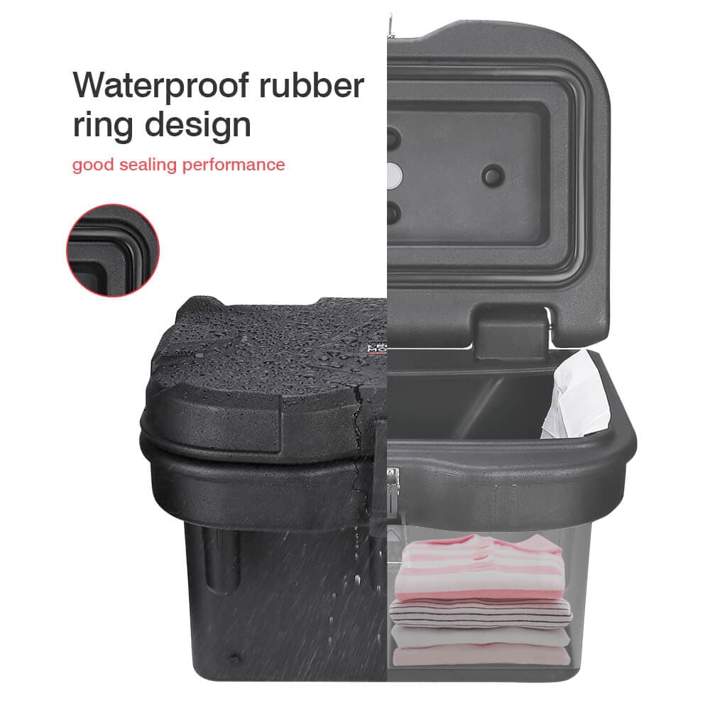 Adjustable Side Mirrors & Cargo Tool Box for Polaris Ranger/General - Image 13