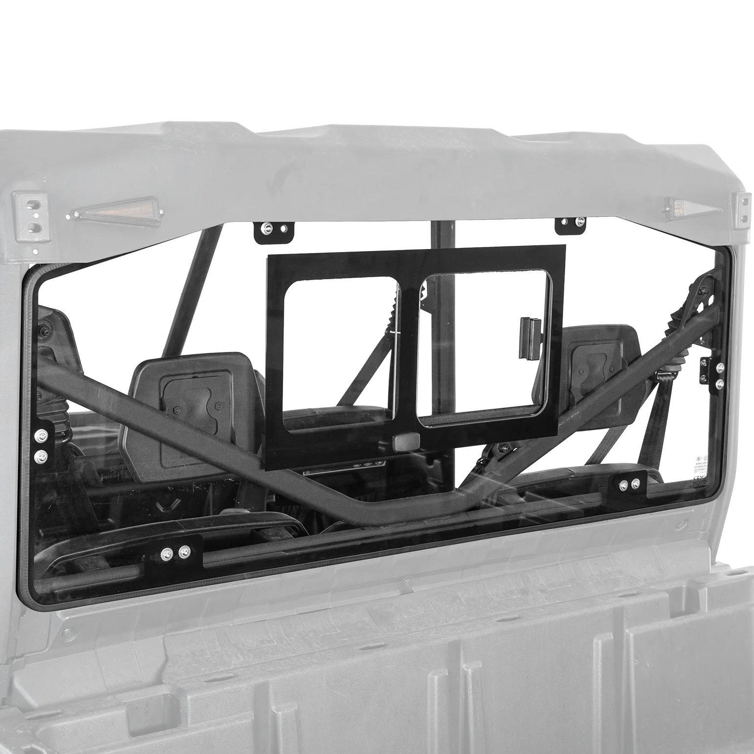 Glass Rear Windshield with Sliding Window for Can-Am Defender & Defender Max HD5/HD8/HD10 (2016–2026) – 5MM DOT Laminated Safety Glass, Scratch-Resistant - Image 9