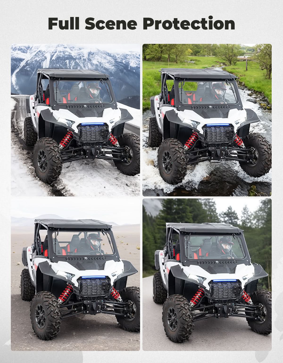 Glass Windshield with 2 Manual Wipers for 2024-2025 Polaris RZR XP 1000 / 4 - Image 7