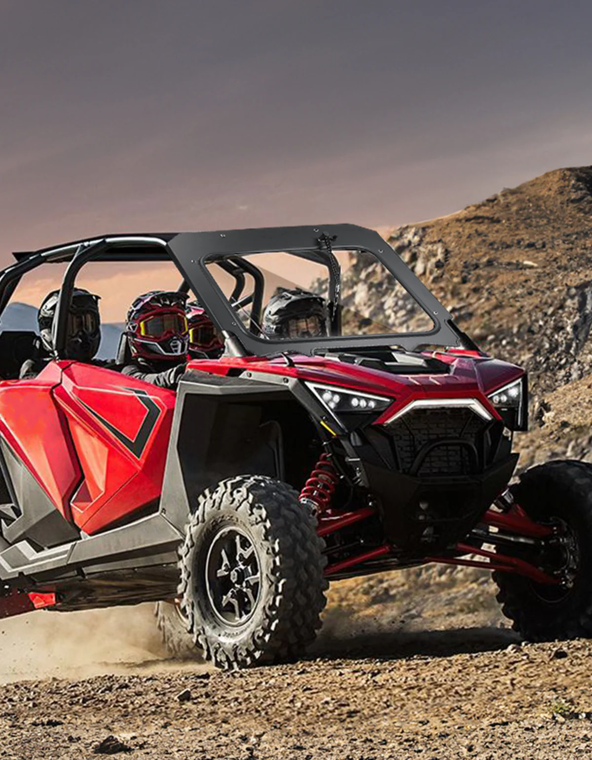 Glass Windshield with Electric Wipers for Polaris RZR PRO XP / RZR Turbo R 2020-2024 - Image 7