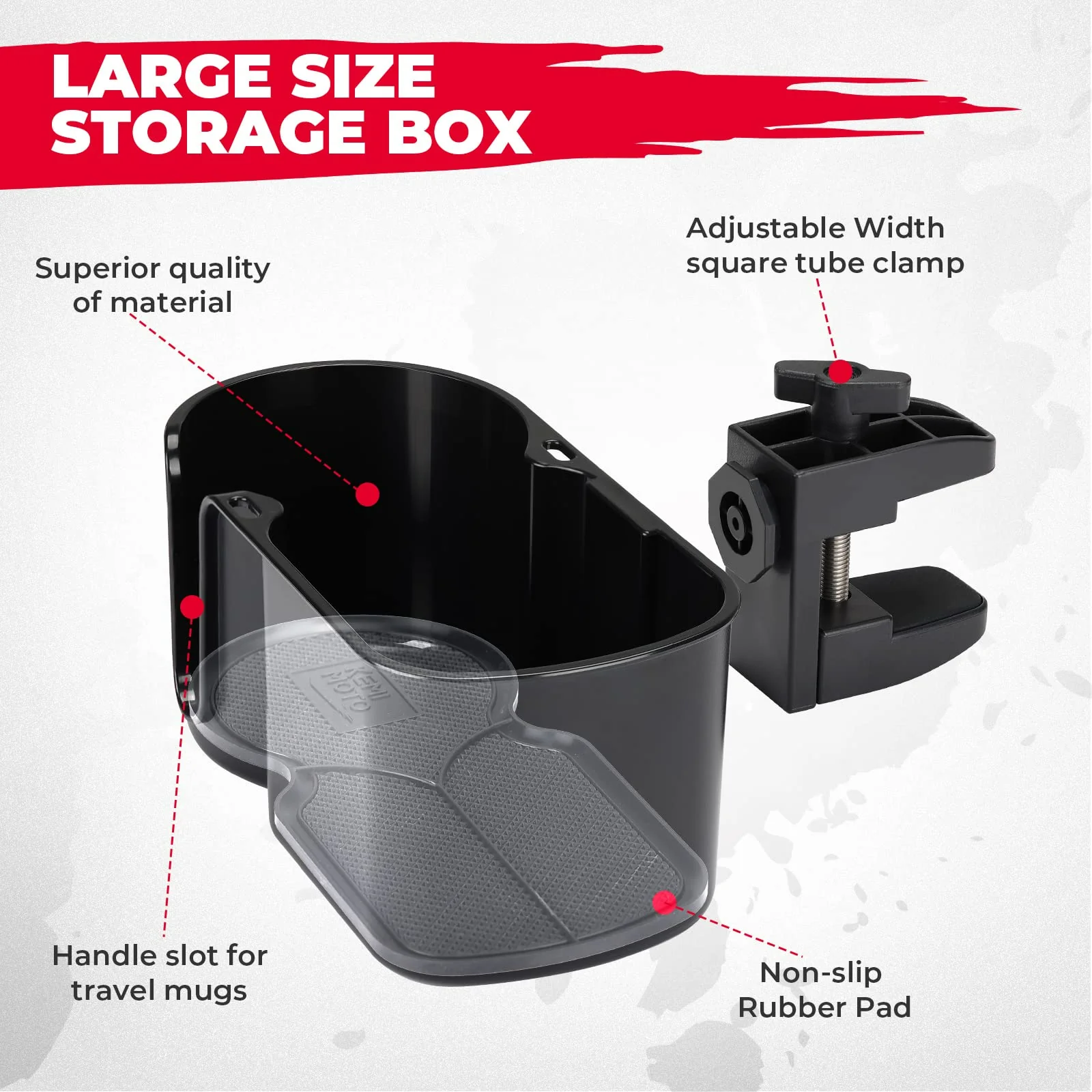 Desk Cup Holder, Table Organizer for Office, Lawn Chair, Golf Cart, Pontoon Boat - Image 6