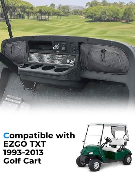Golf Cart Dash Storage Bag for EZ-GO TXT 1993-2013 Dashboard - Image 2