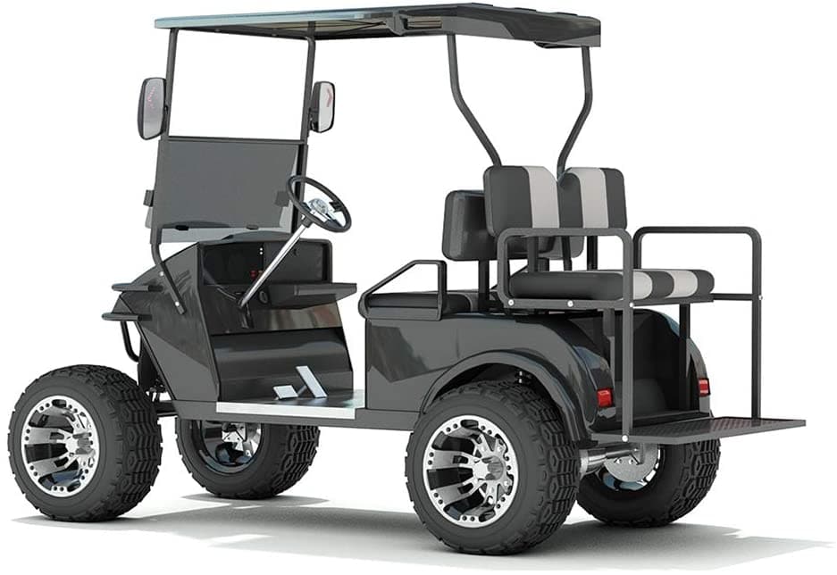 Golf Cart Side Mirror with LED Turn Signal Light - Image 6