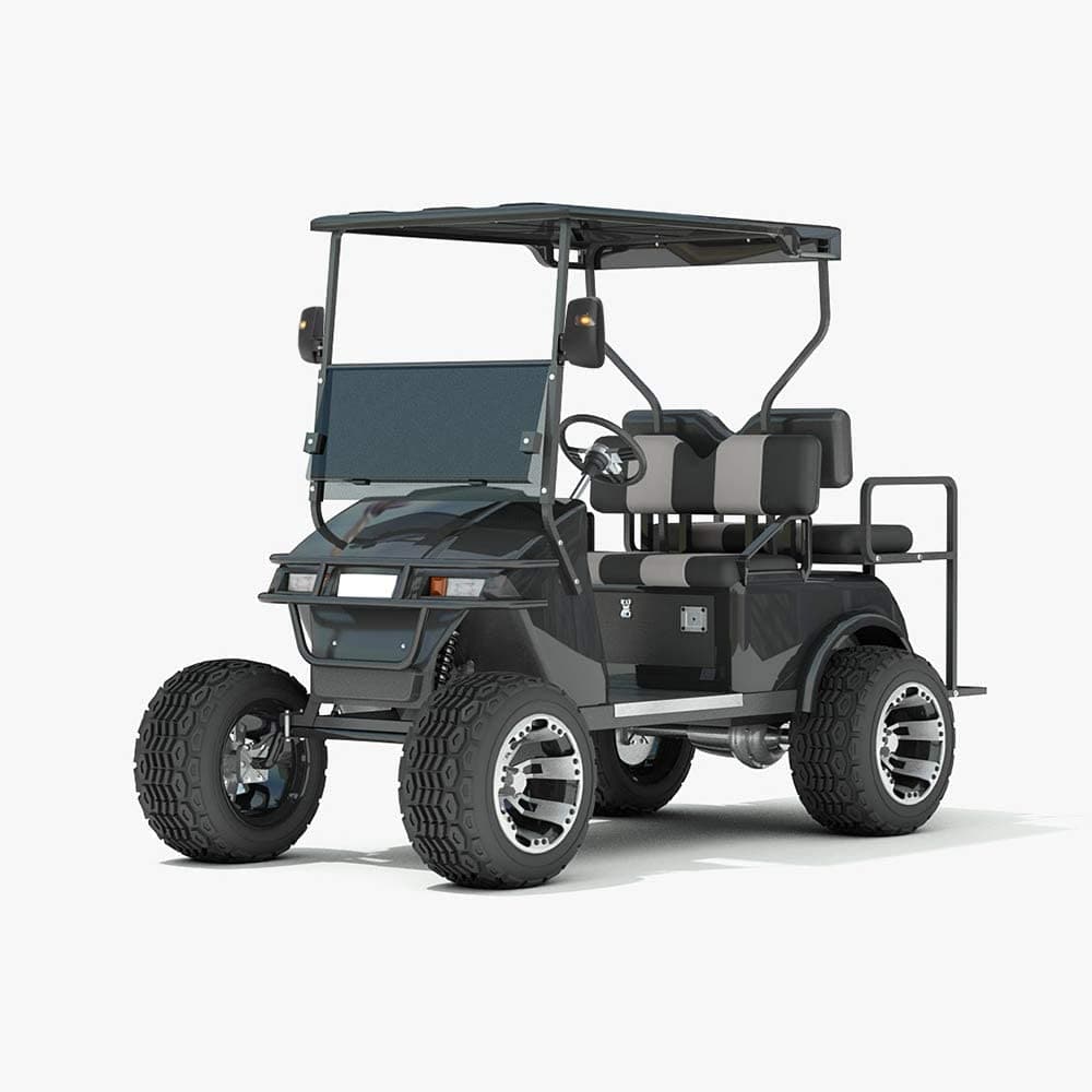 Golf Cart Side Mirror with LED Turn Signal Light - Image 7