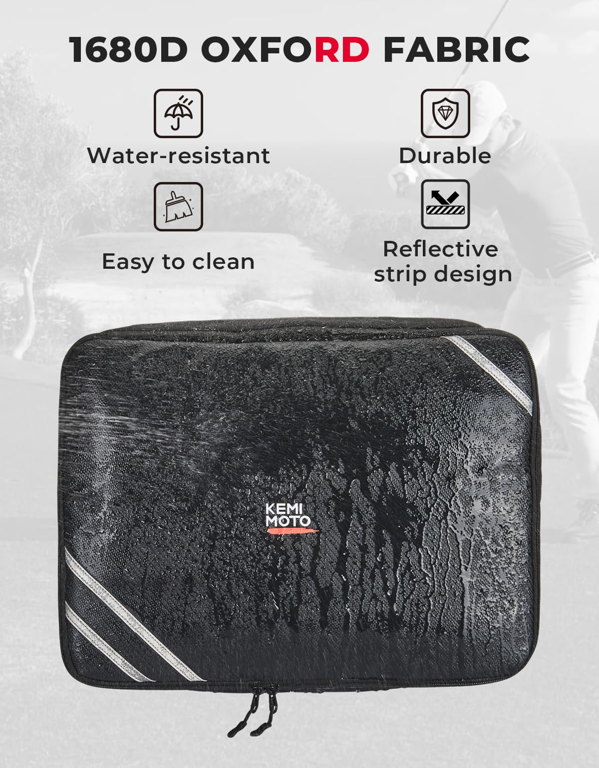 Golf Trunk Organizer for Car/ SUV Collapsible 1680D Waterproof - Image 4