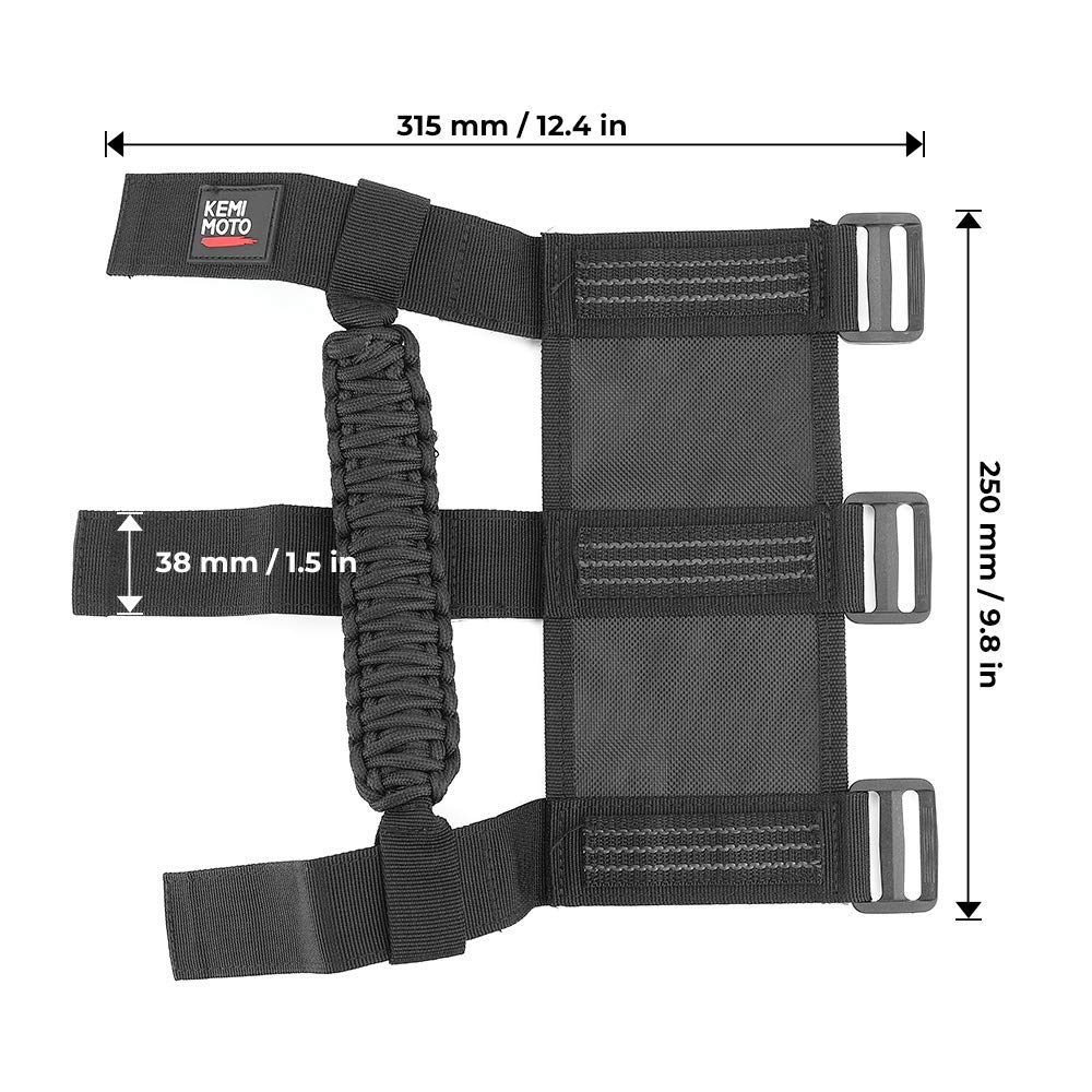 UTV Universal Heavy Duty Grips, Grab Handle Fit 1.5-2” Roll Bar - Image 8