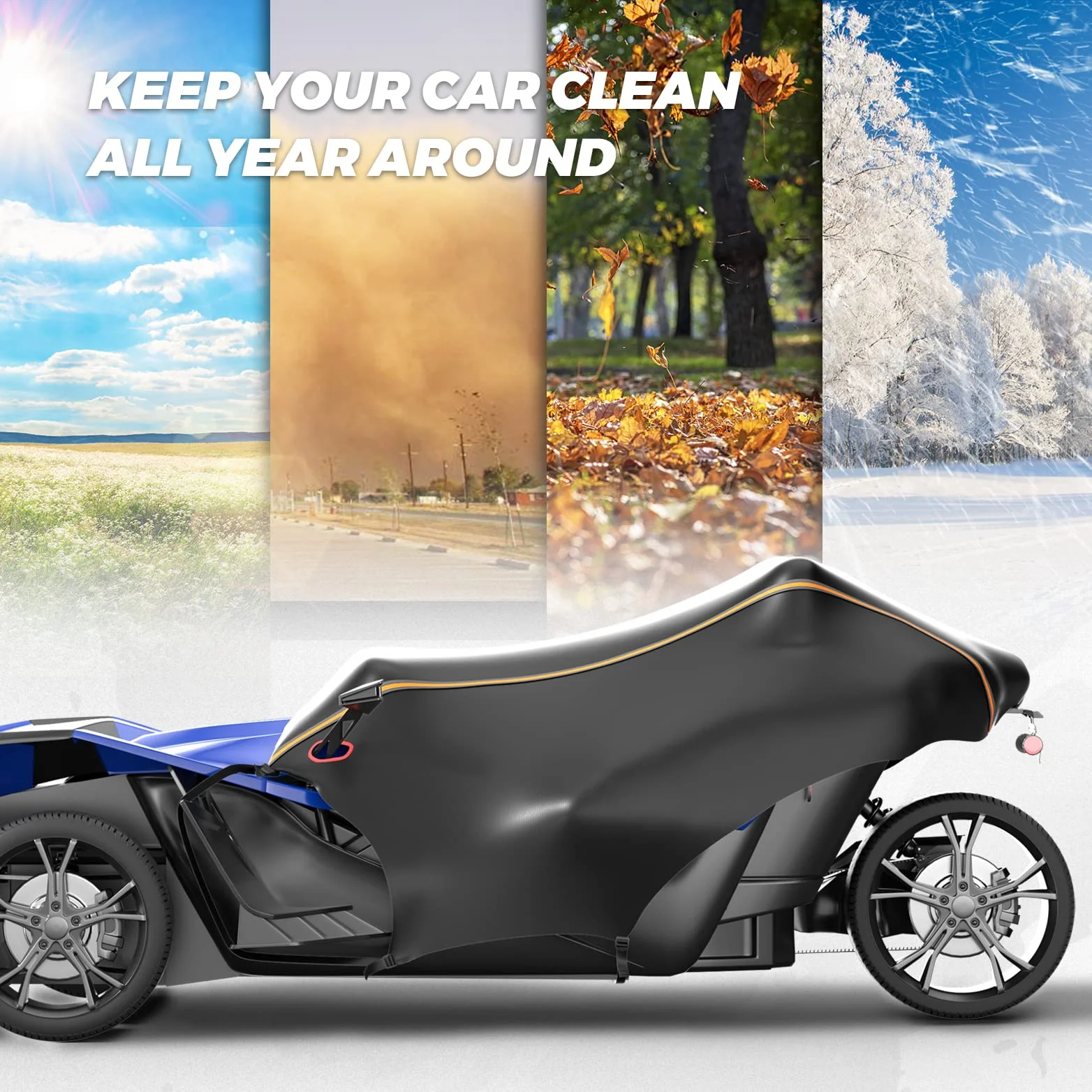 Half Cover Cockpit Cover for Polaris Slingshot S/R/SL/SLR/GT - Image 7