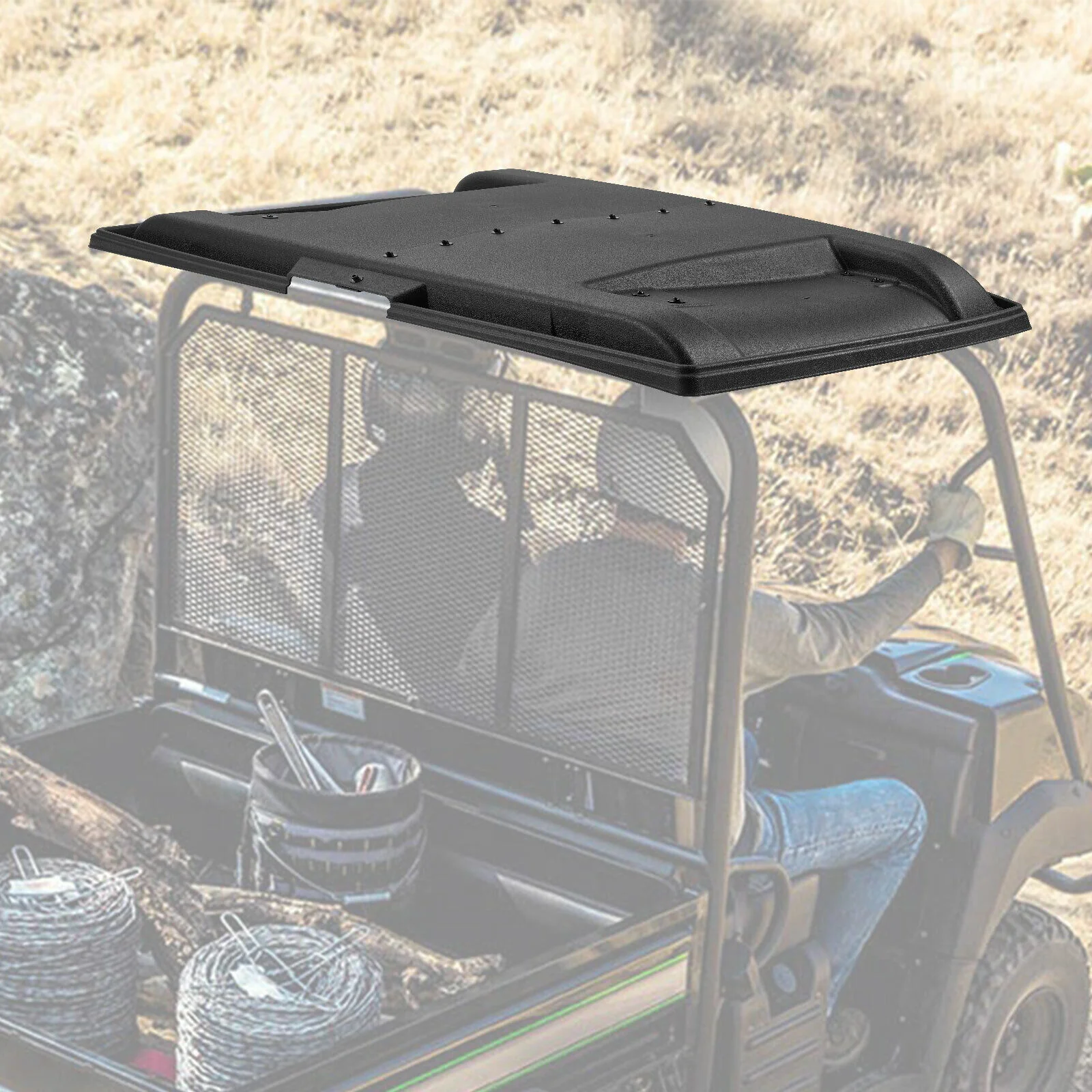 Hard Roof Top for Kawasaki Mule 2010 2510 3010 4010 - Image 2
