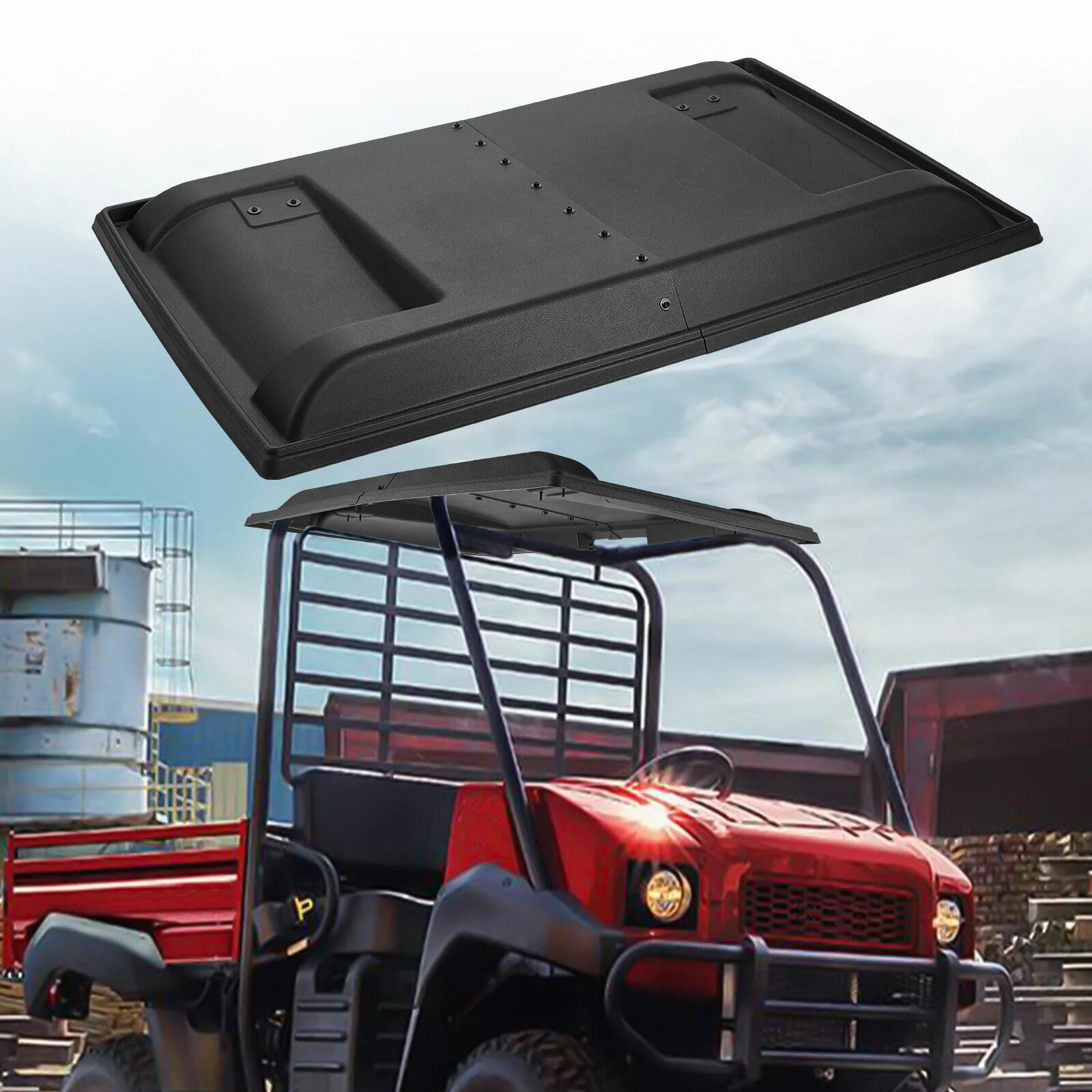 Hard Roof Top for Kawasaki Mule 2010 2510 3010 4010 - Image 8