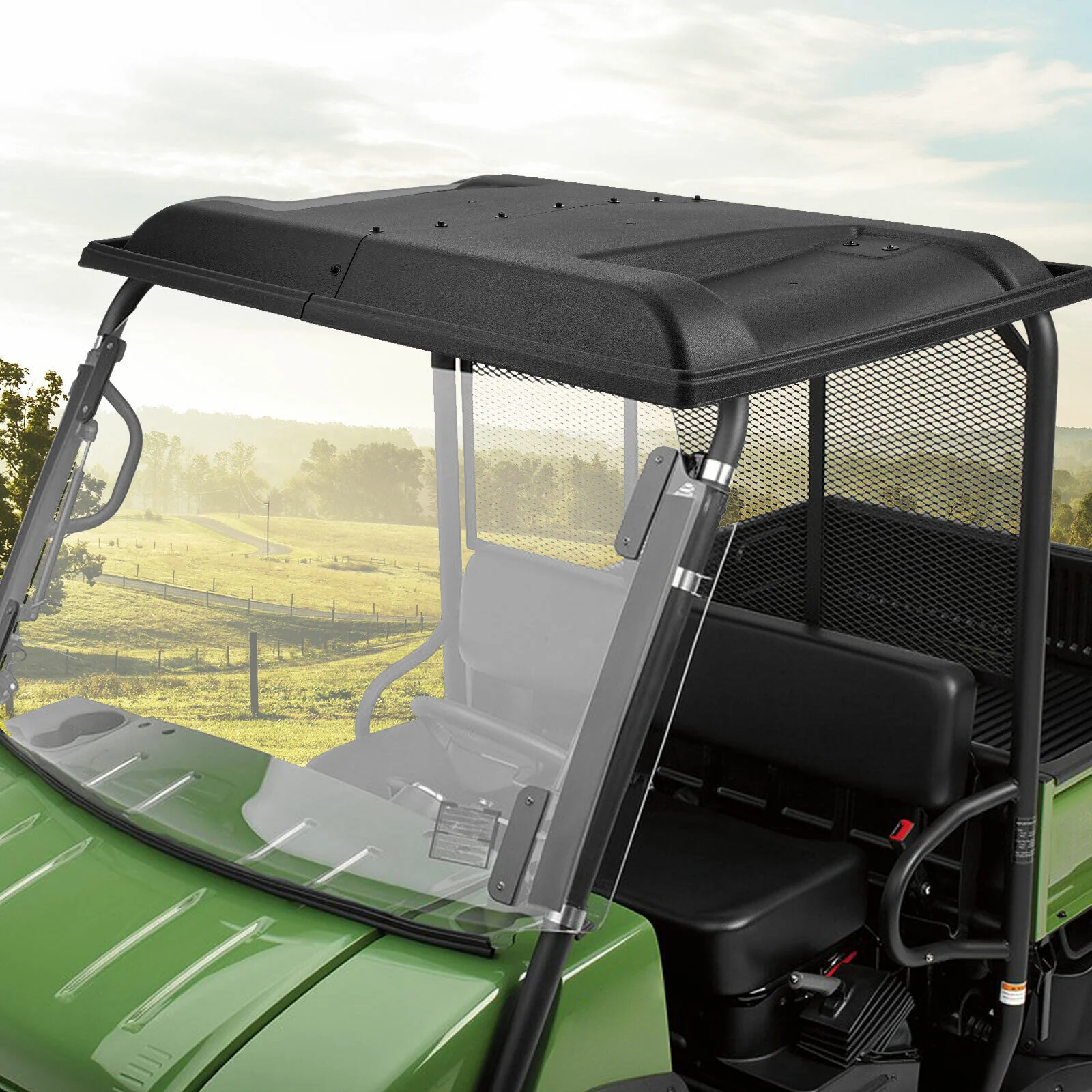 Hard Roof Top for Kawasaki Mule 2010 2510 3010 4010 - Image 9