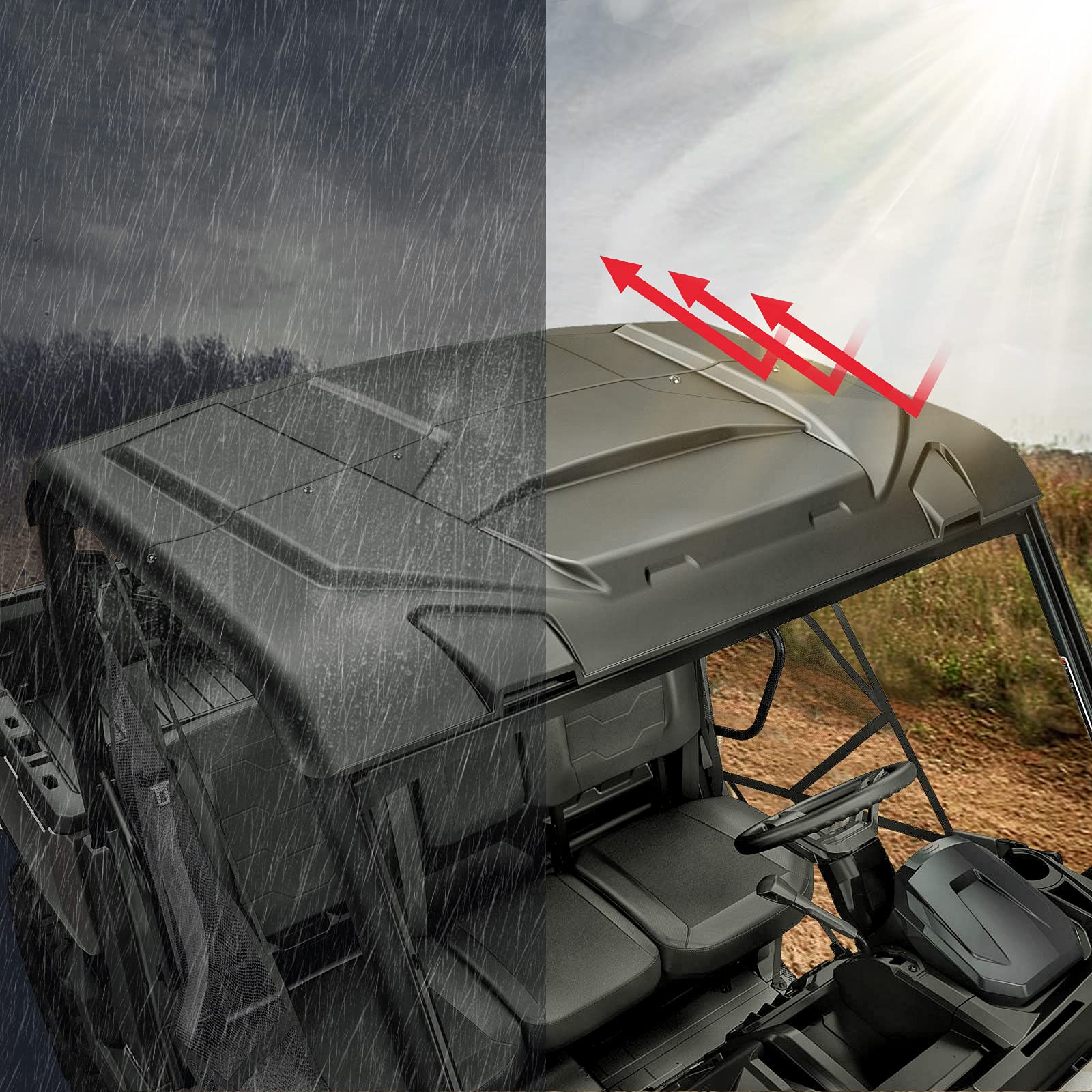 Hard Roof Top Plastic for Can Am Defender HD5/7/8/9/10 - Image 4