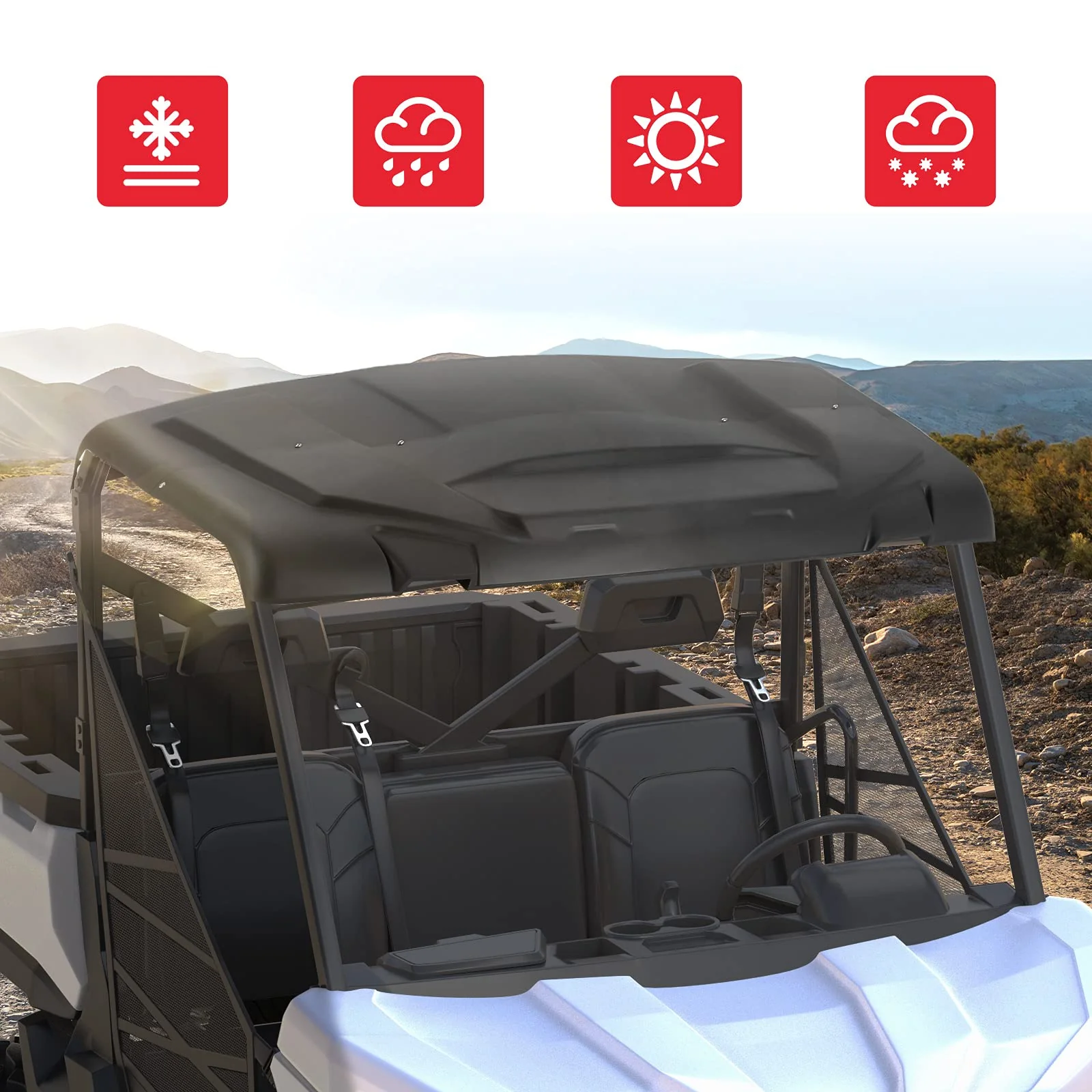 Hard Roof Top Plastic for Can Am Defender HD5/7/8/9/10 - Image 9