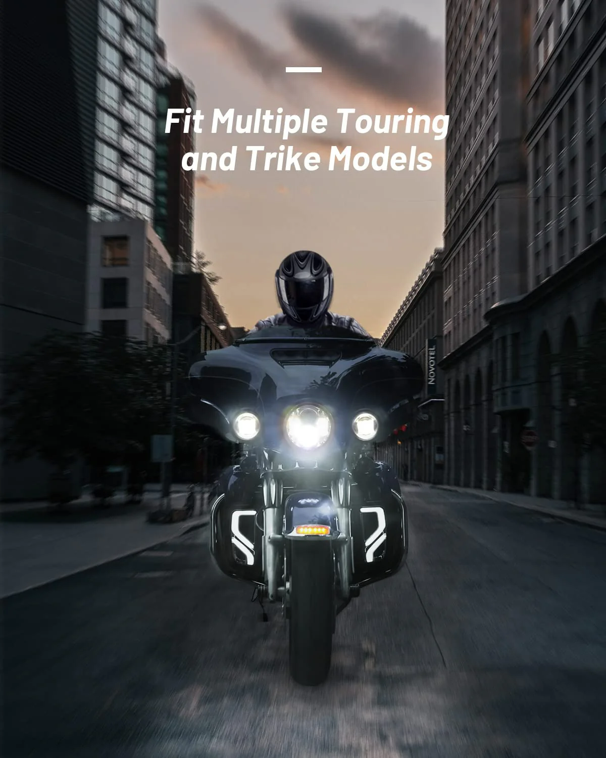 LED Turn Signal Running Light for Touring Electra Glide Ultra Limited Road Glide - Image 5