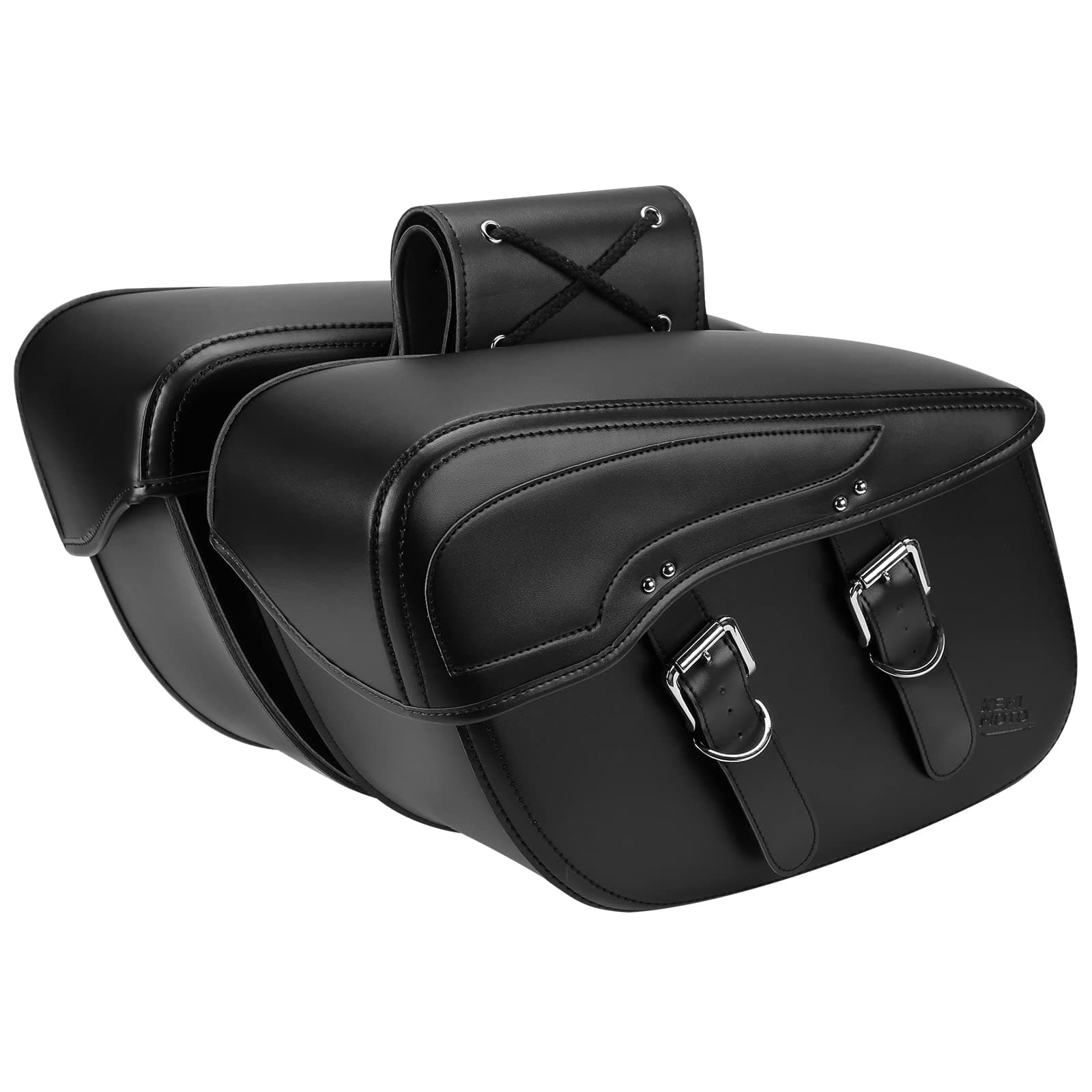34L Motorcycle Synthetic Leather Saddlebag for Harley - Image 8