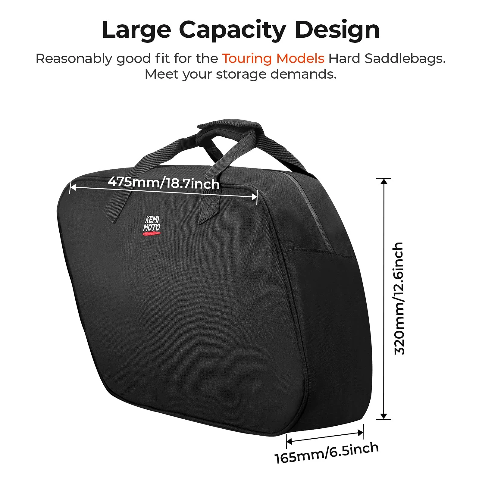 Motorcycle Saddlebag Liner Bag for Touring Models Street Glide Road - Image 7