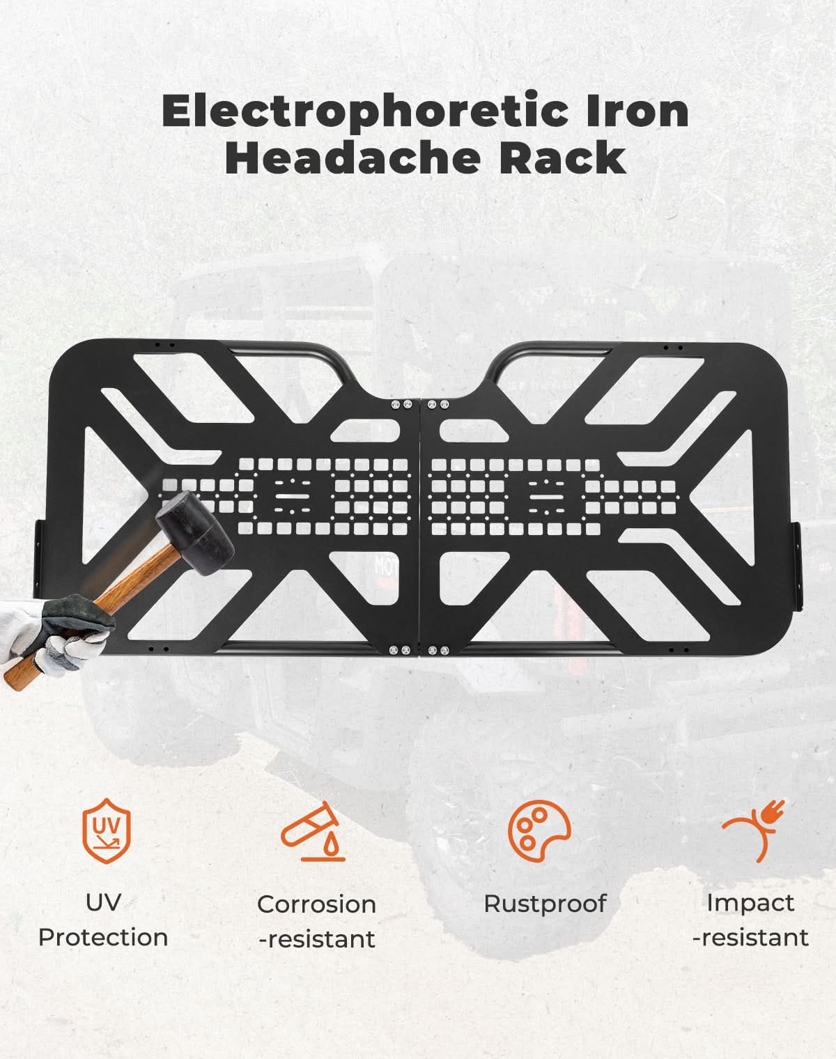 Headache Rack Assembly for Can-Am Defender HD5|7|8|9|10 - Image 3