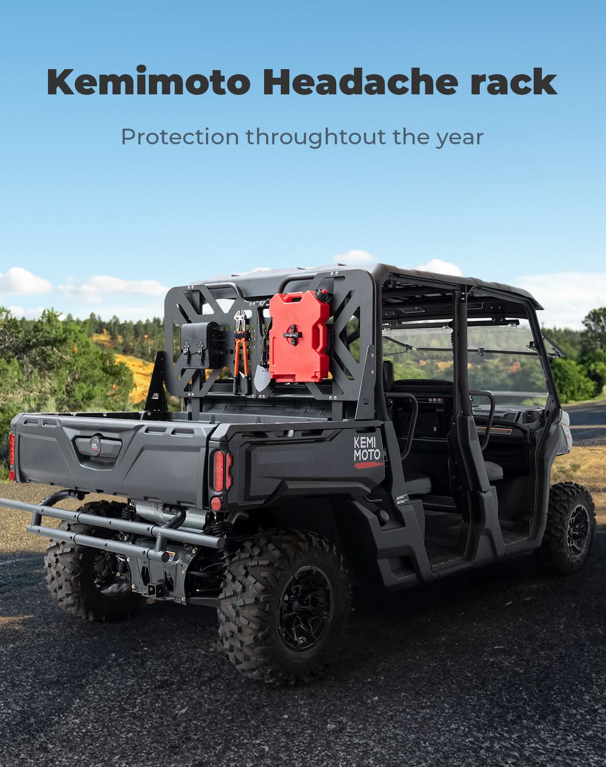 Headache Rack Assembly for Can-Am Defender HD5|7|8|9|10 - Image 6