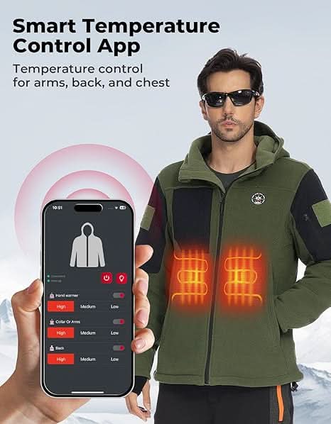 Heated Jacket with 12V 20000mAh Battery Pack - Image 10