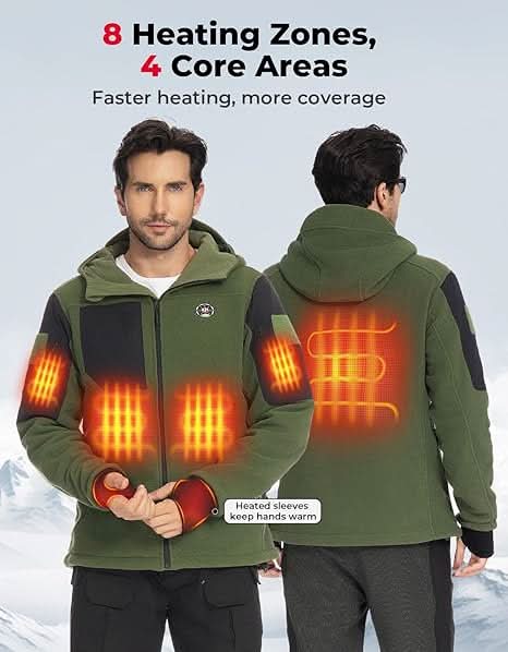 Heated Jacket with 12V 20000mAh Battery Pack - Image 11