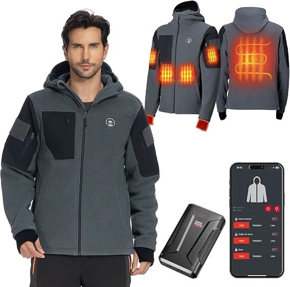 Heated Jacket with 12V 20000mAh Battery Pack - Image 15