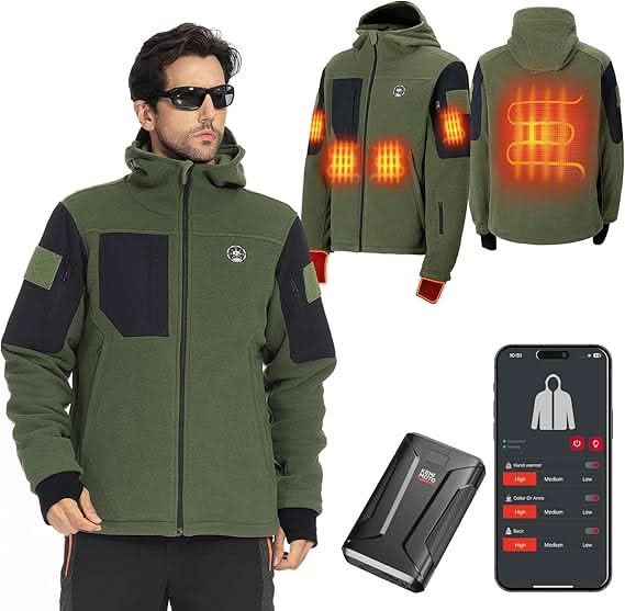 Heated Jacket with 12V 20000mAh Battery Pack - Image 16