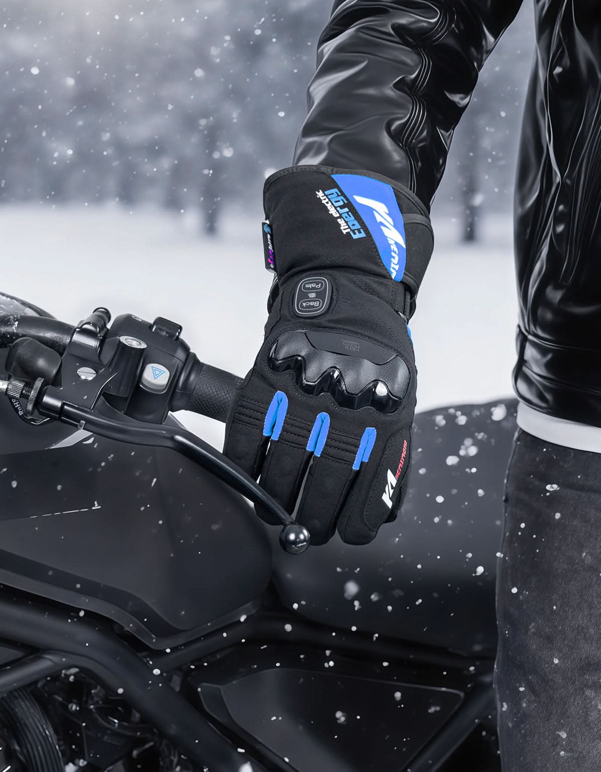 Heated Motorcycle Gloves 2025 with Protective Shields and Battery - Image 15